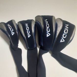 Moda Set of 4 Golf Wood Head Covers
